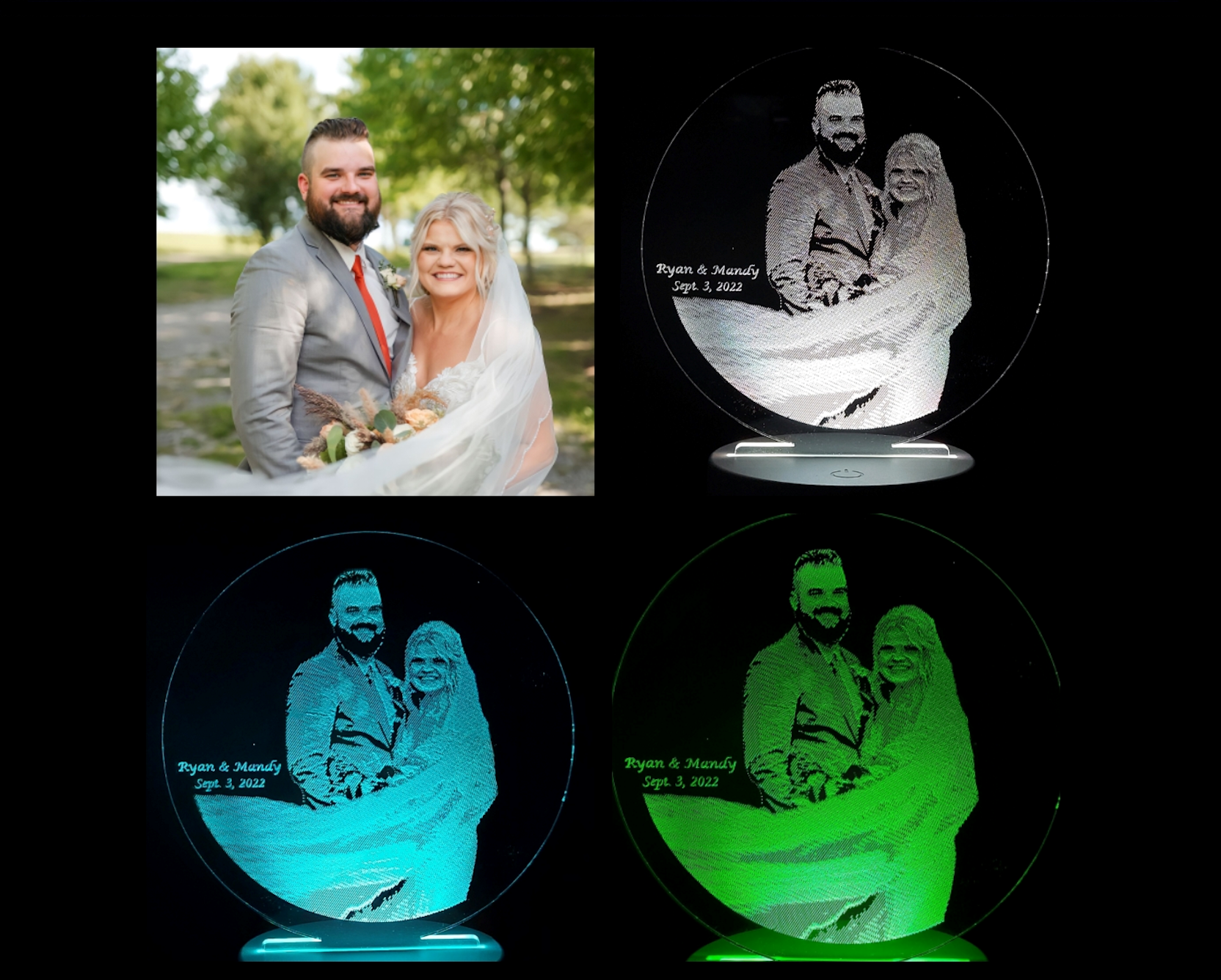 CustomWeddingAdorableCoupleCollage
